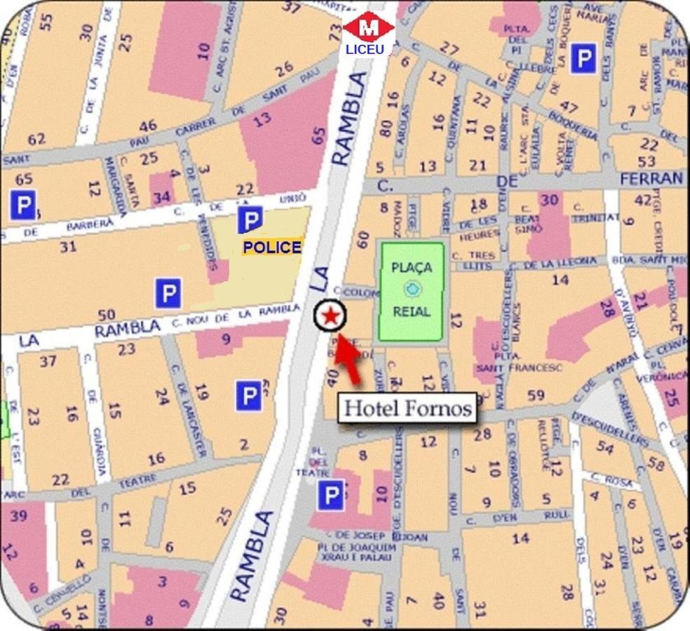 Hotel Fornos Barcelona Eksteriør bilde